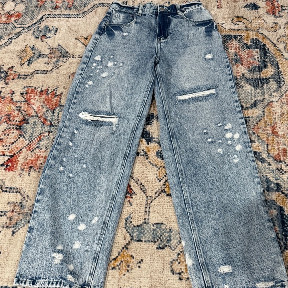 Easel Los Angeles small Distressed Blue Jeans